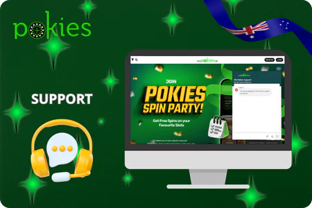 The pokies Support